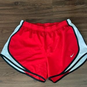 NIKE DRI-FIT red shorts